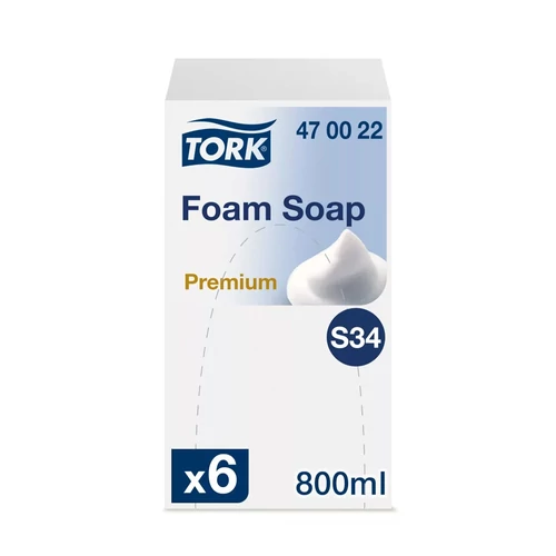 Habszappan, 0,8 l, S34 rendszer, TORK, rózsaszín