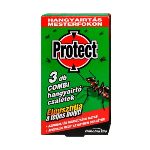 Hangyairtó csalétek, 3 db, PROTECT "Combi"