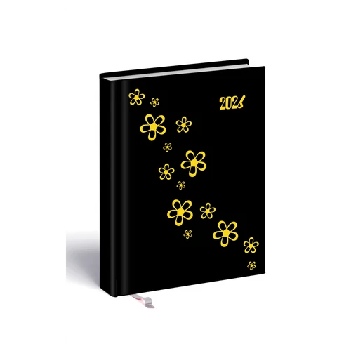 Zsebnaptár REALSYSTEM Laser B/6 heti álló fehér lapos sárga 2026