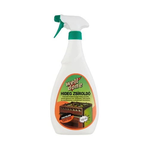 Hideg zsíroldó, szórófejes, 750 ml, WELL DONE