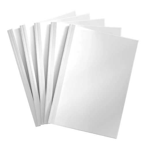 Hőkötő borító, A4, 1,5mm, 10lapig PC 100 db/doboz, Bluering® fehér