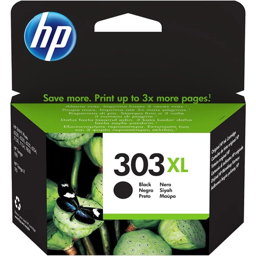 HP T6N04AE (303XL) Black tintapatron (eredeti)