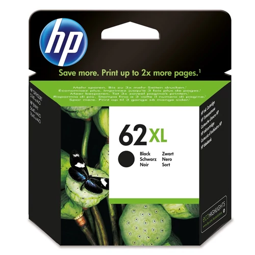 HP C2P05AE No.62XL fekete tintapatron (eredeti)
