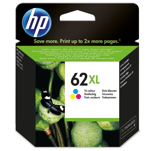HP C2P07AE No.62XL színes tintapatron (eredeti)