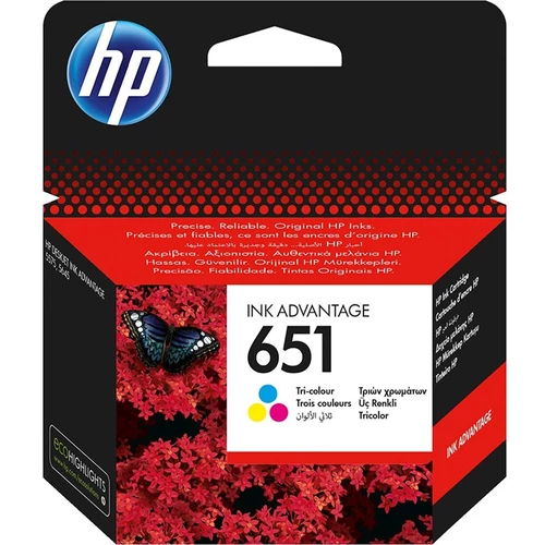 HP C2P11AE (651) háromszínű tintapatron 300 oldal (eredeti)