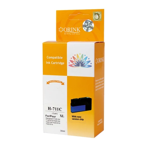 HP 711XL/CZ130A tintapatron cyan (utángyártott Orink)