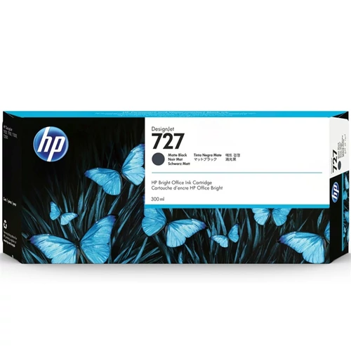 HP C1Q12A (727) Matt Black tintapatron (eredeti)