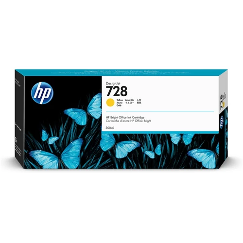 HP F9K15A No.728 sárga tintapatron (eredeti)