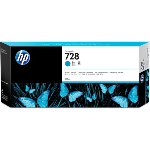 HP F9K17A No.728 cyan tintapatron (eredeti)