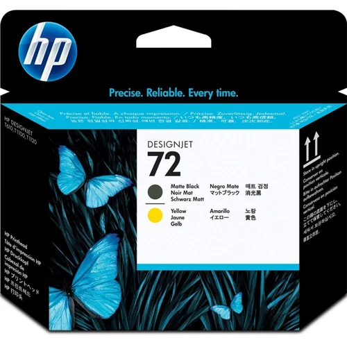 HP C9384A No.72 fekete/sárga nyomtatófej (eredeti)
