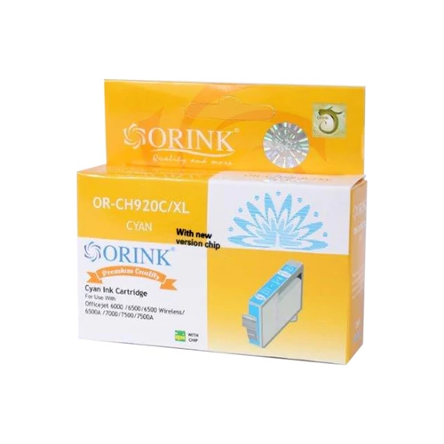 HP 920XL/CD972A tintapatron cyan (utángyártott Orink)