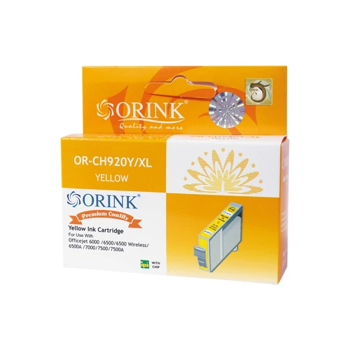 HP 920XL/CD974A tintapatron yellow (utángyártott Orink)