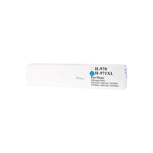 HP 971XL/CN626AE tintapatron cyan (utángyártott Orink)