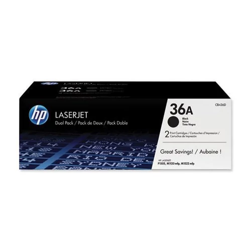HP CB436AD No.36AD Dual Pack fekete toner (eredeti)