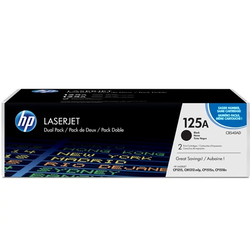 HP CB540AD No.125AD Dual Pack fekete toner (eredeti)