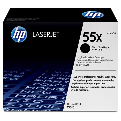 HP CE255X No.55X fekete toner (eredeti)