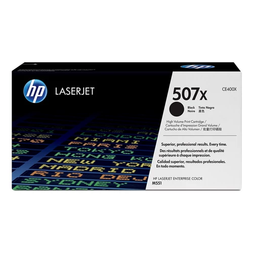 HP CE400X No.507X fekete toner (eredeti)