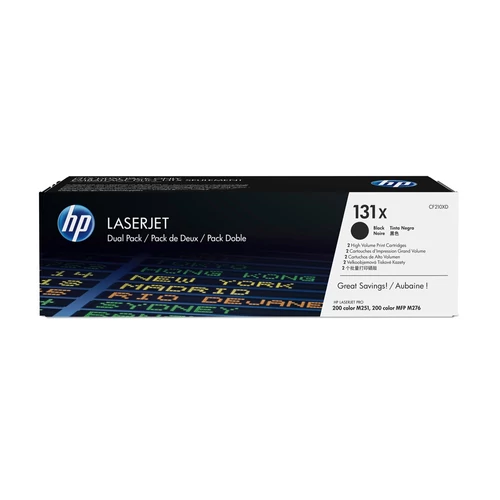 HP CF210XD No.131XD dual pack fekete toner (eredeti)
