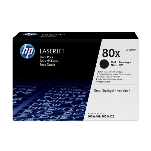 HP CF280XD dual pack fekete toner (eredeti)
