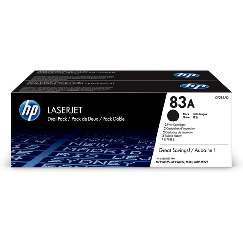 HP CF283AD No.83AD Dual Pack fekete toner (eredeti)