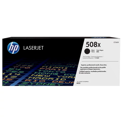 HP CF360X No.508X fekete toner (eredeti)