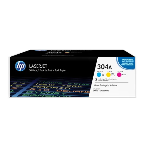 HP CF372AM /CC531A CC532A CC533A/ No.304A multipack (eredeti)