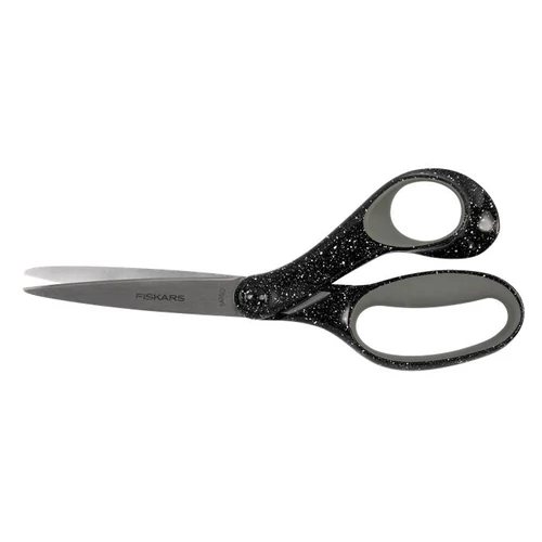 Olló, ifjúsági, 20 cm, FISKARS, foltos fekete