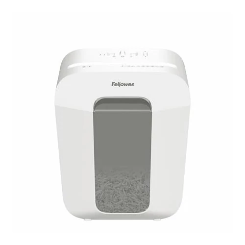 Iratmegsemmisítő, konfetti, 9 lap, FELLOWES "Powershred® LX50" fehér