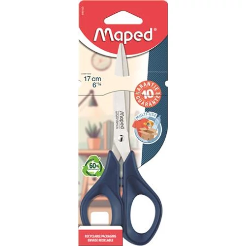 Olló, általános, 17 cm, MAPED „Multiuse Advanced”, vegyes színek