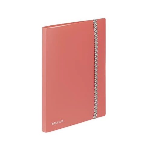 Bemutatómappa, 30 zsebes, A4, VIQUEL "Business Class", korall