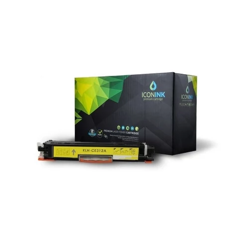 HP CE312A No.126A/CRG129/CRG329/CRG429/CRG529/CRG729/CRG929 Yello toner utángyártott ICONINK