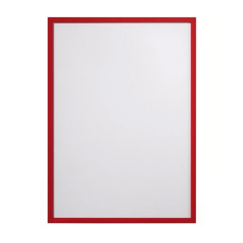 Bemutató keret, A3, mágneses, DURABLE "DURAFRAME® MAGNETIC", piros, 5db/cs