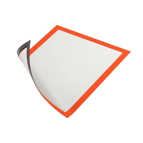 Infokeret A4, 5 db/csomag, Durable Duraframe® Magnetic narancssárga