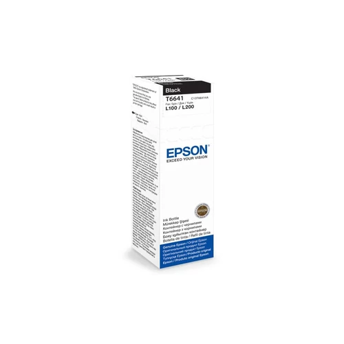 Epson C13T66414A T6641 fekete tinta (eredeti)