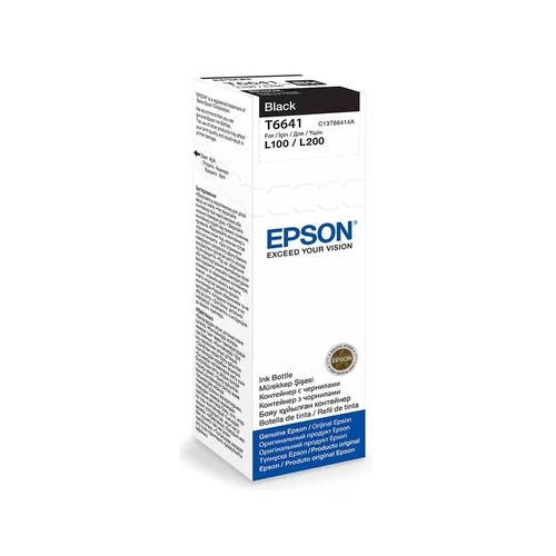 Epson C13T66414A T6641 fekete tinta (eredeti)
