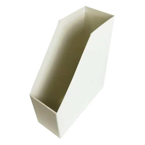 Iratpapucs 9cm, karton, fóliázott Bluering® fehér