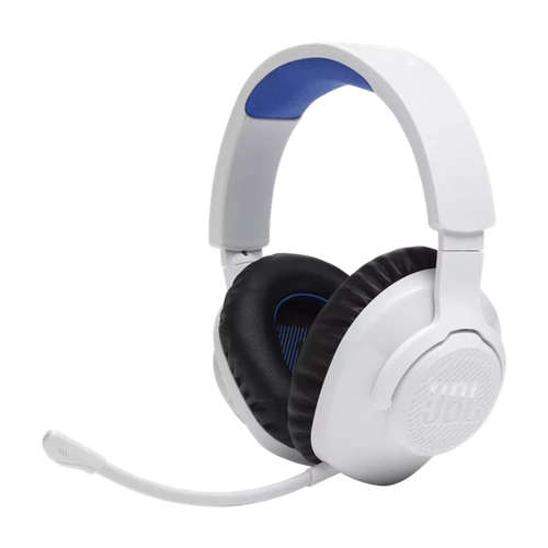 JBL Quantum 360 vezeték nélküli fehér/kék gamer headset