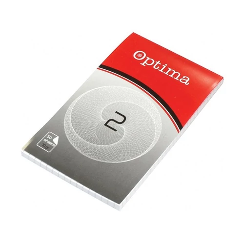 Jegyzettömb OPTIMA 65x115mm 50 lap kockás