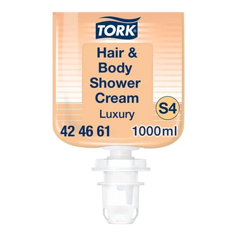 Folyékony szappan, 1 l, S4 rendszer, TORK "Luxury", tusoláshoz és hajmosáshoz