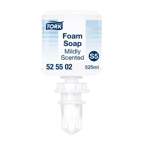 Habszappan, 0,525 l, S5 rendszer, TORK "MIni", enyhén illatosított, átlátszó