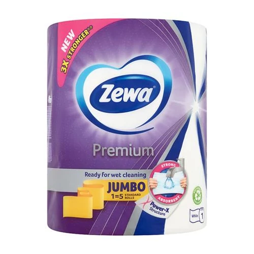 Kéztörlő, tekercses, 230 lap, ZEWA "Premium Jumbo"