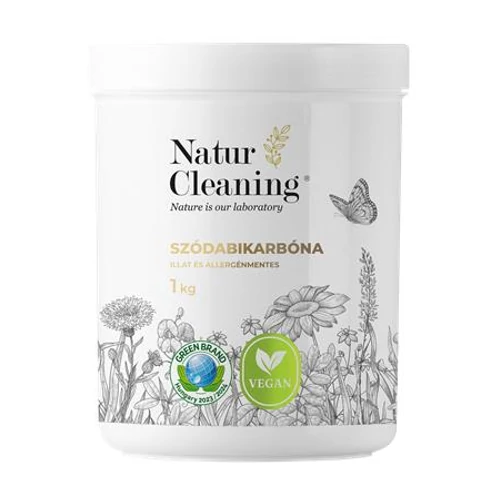 Szódabikarbóna, illat- és allergénmentes, 1 kg, NATURCLEANING