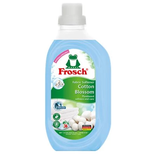 Öblítő koncentrátum, 900 ml, FROSCH "Gyapotvirág"