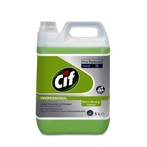 Mosogatószer, 5 l, CIF "Dishwash Extra Strong", citrom