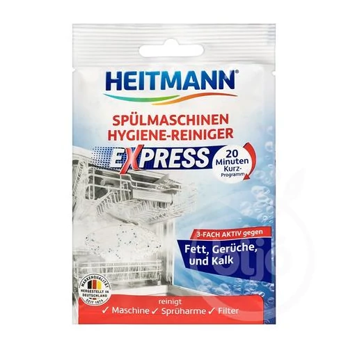 Mosogatógép tisztító por, 30 g, HEITMANN "Express"