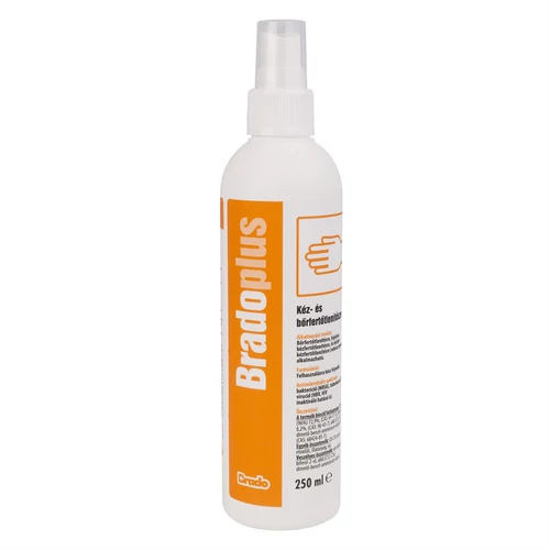 Kéz- és bőrfertőtlenítő pumpás 250 ml BradoLife
