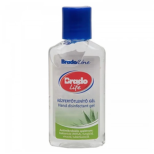 Kéz- és bőrfertőtlenítő gél 50 ml., Bradolife, aloe vera