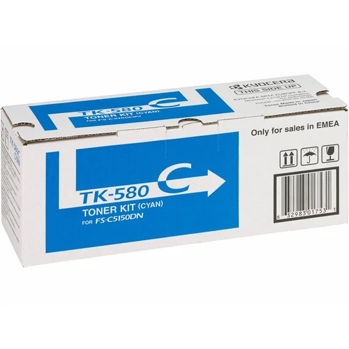 Kyocera TK-580C cyan toner 1T02KTCNL0 (eredeti)