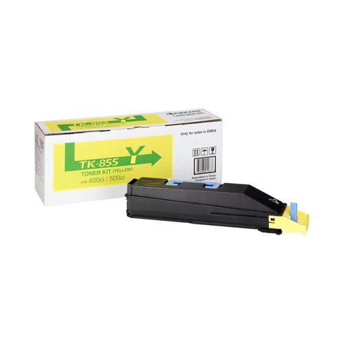 Kyocera TK855 sárga toner (eredeti)