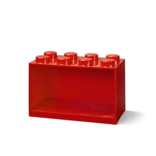 Polc, LEGO "Brick 2x4", piros